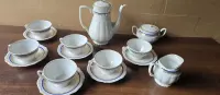 Stary zestaw kawowy Porcelana Bogucice PRL — ujęcie 3