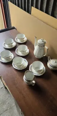 Stary zestaw kawowy Porcelana Bogucice PRL — ujęcie 5