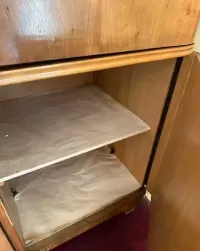 Stylowa szafa biblioteka vintage PRL — ujęcie 5