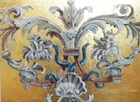 szafa stuletnia ręcznie malowana — ujęcie 5