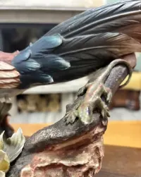 Unikatowa Figurka Capodimonte – Para Ptaków – Sygnowana Fantoni — ujęcie 5