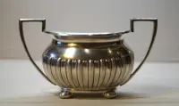 WALKER & HALL SHEFFIELD, zestaw platerowany, XIX wiek, ANTYK — ujęcie 3