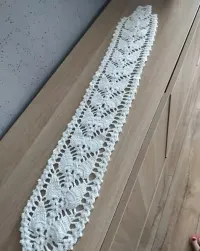 Wąski bieżnik szydełkowe rękodzieło serwetka serweta 95cm — ujęcie 3