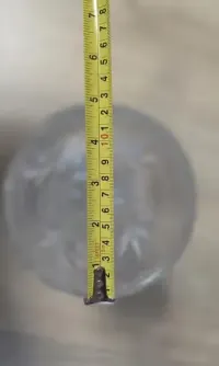 Wazon kryształowy PRL 26 cm - prawdziwy kryształ — ujęcie 5
