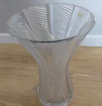 Wazon kryształowy PRL vintage 28 cm — ujęcie 3