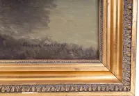 Wiktor Korecki - Pejzaż, olej na płótnie 60 x 90 cm — ujęcie 3
