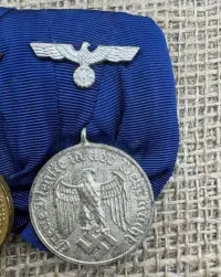 x2 Medal bar 4 i 12 lat original ww2 — ujęcie 3