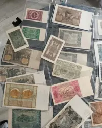Zestaw starych banknotów polskich 1926-1948r — ujęcie 4