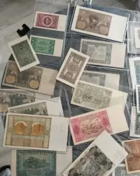 Zestaw starych banknotów polskich 1926-1948r — ujęcie 4