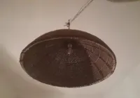 Żyrandol wiklinowy ,dóży — ujęcie 3