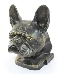 Buldog francuski duża głowa z żywicy Art-Dog — ujęcie 2