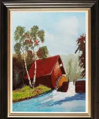 Obraz olejny - Jesienna Nostalgia — ujęcie 2