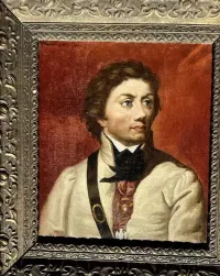 Stary obraz TADEUSZ KOŚCIUSZKO, Antyk, XIX wiek, polskie malarstwo — ujęcie 5