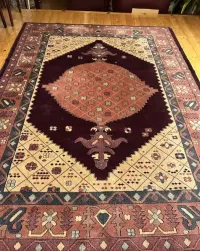 Piękny w 100% wełniany dywan do salonu (270 x 195cm) — ujęcie 5