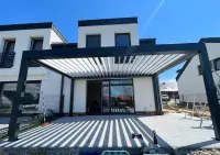 PROMOCJA ! ! Pergola Aluminiowa Lamele Zadaszenie Taras Led Transport — ujęcie 3