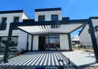 PROMOCJA ! ! Pergola Aluminiowa Lamele Zadaszenie Taras Led Transport — ujęcie 3