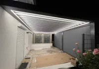 PROMOCJA ! ! Pergola Aluminiowa Lamele Zadaszenie Taras Led Transport — ujęcie 4