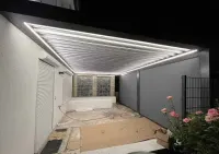 PROMOCJA ! ! Pergola Aluminiowa Lamele Zadaszenie Taras Led Transport — ujęcie 4