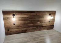 Stara deska,Deska rustykalna, Retro, Loft, Wiekowa, Naścienna,tło — ujęcie 4