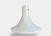 Glashütte Limburg – duża lampa wisząca ze szkła artystycznego, Niemcy, lata 70. — ujęcie 5