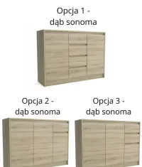 KOMODA Malmo- 2 wersje kolorystyczne- 3 układy szafek! PROMOCJA!! — ujęcie 5
