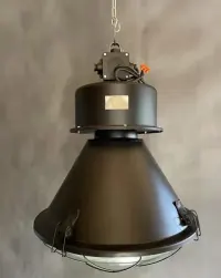 Lampa LOFT PUB INDUSTRIALNA szkło metal przemysłowa fabryczna ORP 400 — ujęcie 3