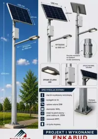 Lampa uliczna solarna — ujęcie 2