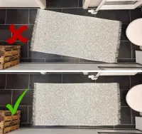 Mata ANTYPOŚLIZGOWA do dywanu - podkladka pod dywan 150x90 cm - stoper do dywanu - mata antyposlizgowa w kolorze bialym - mata do szuflady — ujęcie 5