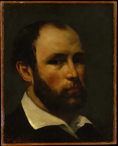 Portrait of a Man — Gustave Courbet — praca Grzegorz Nowak, Warszawa