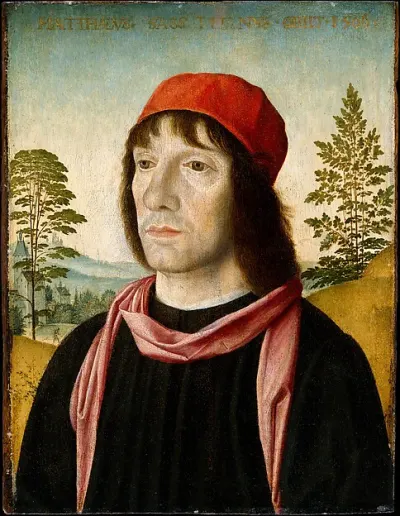 Portrait of a Man — Fra Bartolomeo (Bartolomeo di Paolo del Fattorino) — praca Barbara Piotrowski, Gdańsk