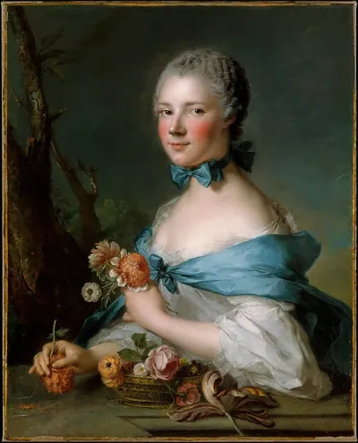 Portrait of a Woman — Jean Marc Nattier — praca Magdalena Walczak, Łódź