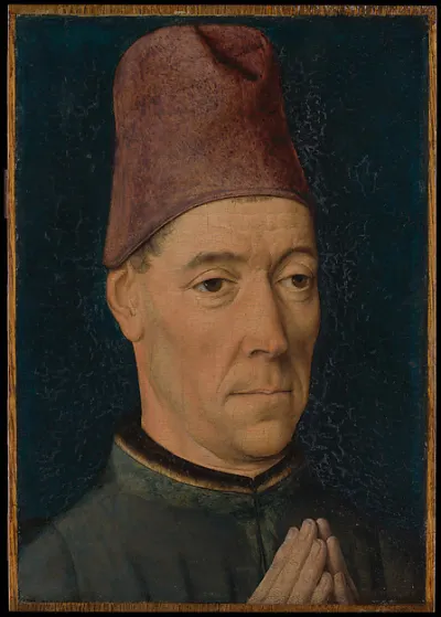 Portrait of a Man — Dieric Bouts — praca Alicja Kamińska, Katowice