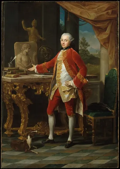 Portrait of a Young Man — Pompeo Batoni — praca Bartosz Michalski, Rzeszów
