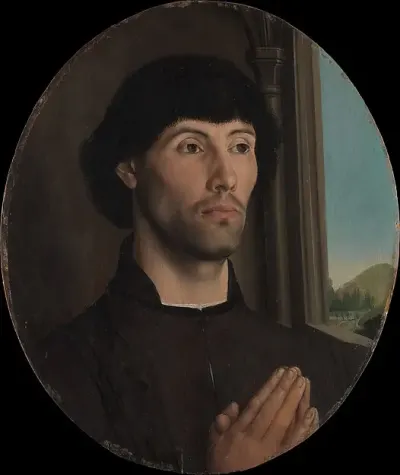 Portrait of a Man — Hugo van der Goes — praca Wojciech Ostrowska, Zielona Góra