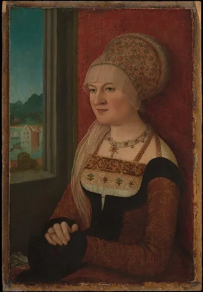 Portrait of a Woman — Bernhard Strigel — praca Monika Mazur, Warszawa