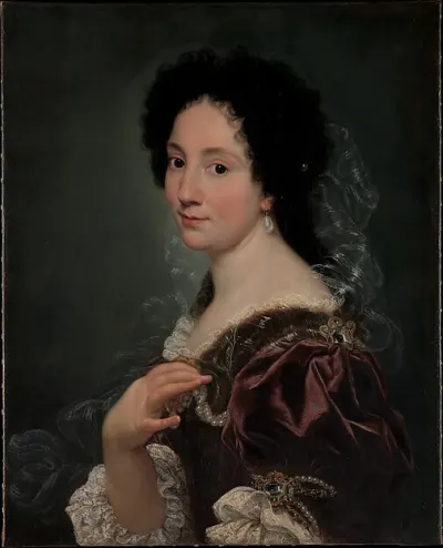 Portrait of a Woman — Giovanni Battista Gaulli (Il Baciccio) — praca Patryk Krawczyk, Łódź