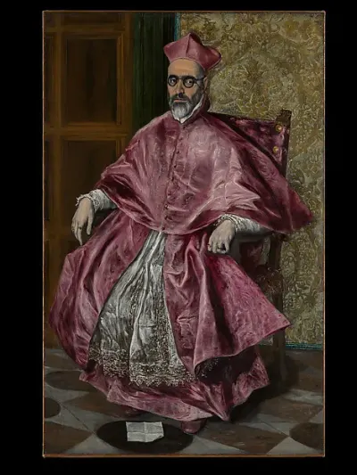 Cardinal Fernando Niño de Guevara (1541–1609) — El Greco (Domenikos Theotokopoulos) — praca Agnieszka Zając, Zielona Góra