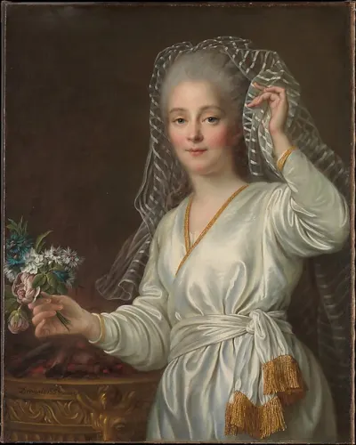 Portrait of a Young Woman as a Vestal Virgin — François Hubert Drouais — praca Grzegorz Michalski, Rzeszów