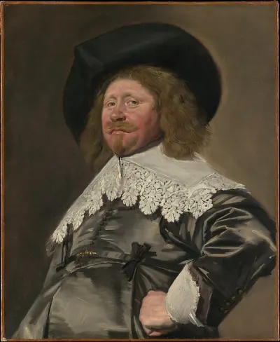 Portrait of a Man, Possibly Nicolaes Pietersz Duyst van Voorhout (born about 1600, died 1650) — Frans Hals — praca Barbara Baran, Olsztyn