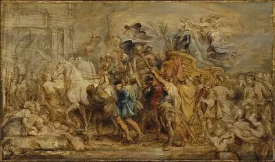 The Triumph of Henry IV — Peter Paul Rubens — praca Ewa Głowacki, Kraków