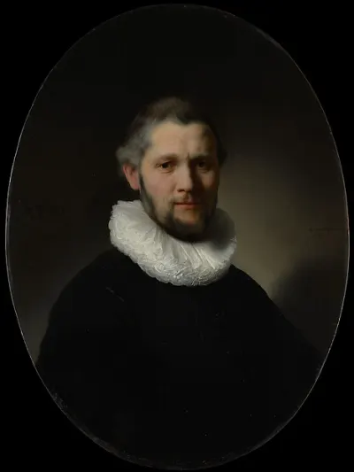 Portrait of a Man — Rembrandt (Rembrandt van Rijn) — praca Dorota Zając, Zielona Góra