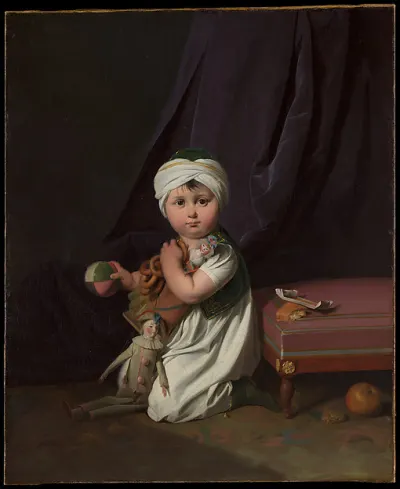 Portrait of a Boy — Louis Léopold Boilly — praca Mateusz Dąbrowski, Poznań