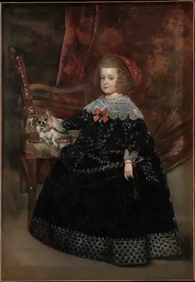 María Teresa (1638–1683), Infanta of Spain — Juan Bautista Martínez del Mazo — praca Marta Walczak, Łódź