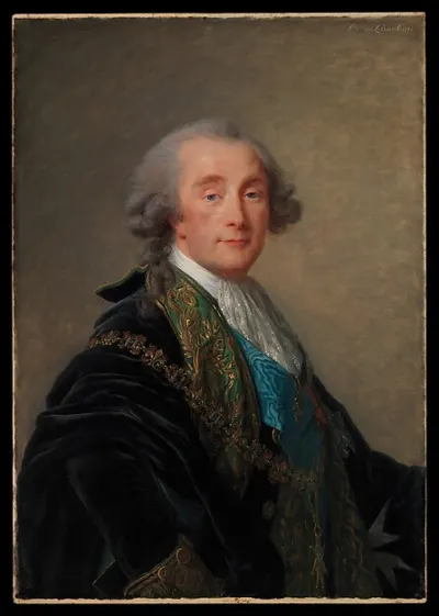 Alexandre Charles Emmanuel de Crussol-Florensac (1743–1815) — Elisabeth Louise Vigée Le Brun — praca Piotr Wieczorek, Lublin