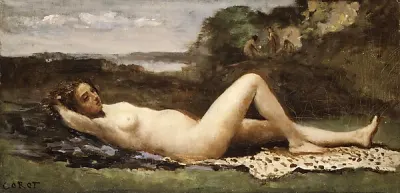 Bacchante in a Landscape — Camille Corot — praca Antoni Krawczyk, Łódź