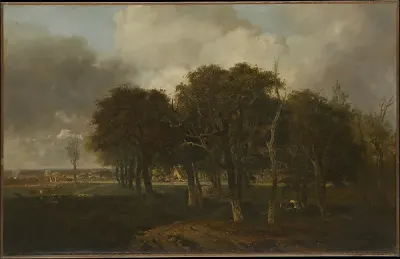 Hautbois Common, Norfolk — John Crome — praca Julia Jabłońska, Szczecin