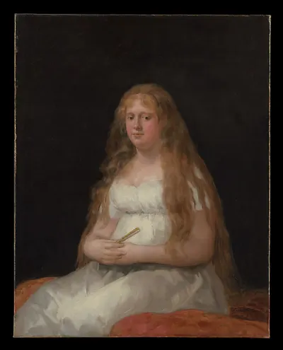Josefa de Castilla Portugal y van Asbrock de Garcini (1775–about 1850) — Goya (Francisco de Goya y Lucientes) — praca Magdalena Walczak, Łódź