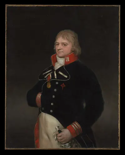 Ignacio Garcini y Queralt (1752–1825), Brigadier of Engineers — Goya (Francisco de Goya y Lucientes) — praca Adam Kowalczyk, Szczecin