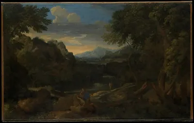 Imaginary Landscape — Gaspard Dughet — praca Tomasz Pawlak, Toruń