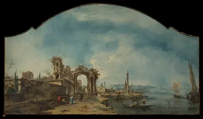 Fantastic Landscape — Francesco Guardi — praca Piotr Wiśniewska, Olsztyn